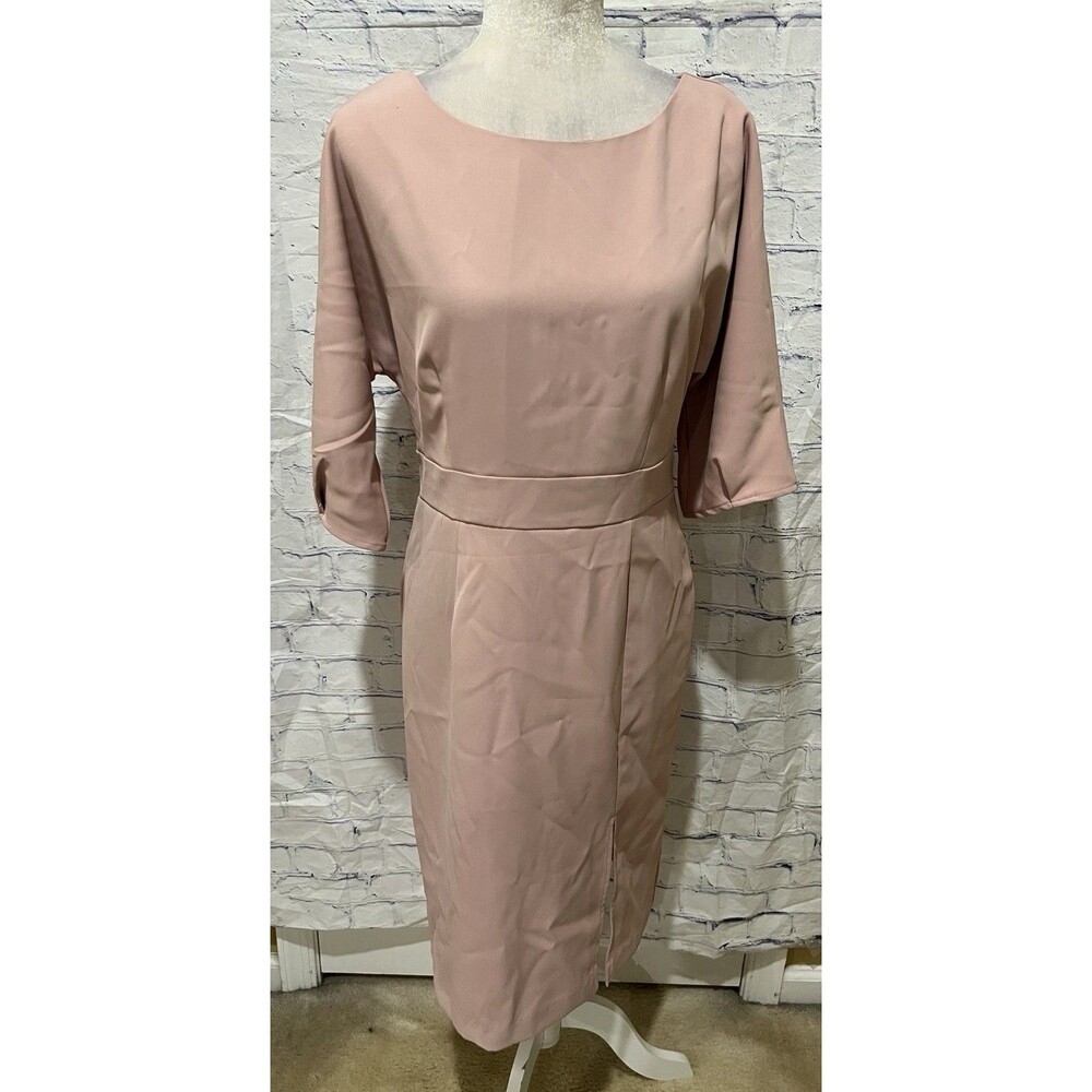 NWT Dazy Blush Color MIDI Dress Size Large - Picture 1 of 7